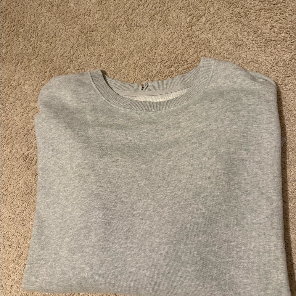 Aerie Oversized Gray Crewneck Sweatshirt